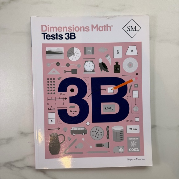 Dimensions Math 3A/3B Guide and Tests Set - Picture 4 of 5
